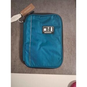 Bagsmart Electronic Organizer Travel Case Teal Blue Tech Accessory Pouch New